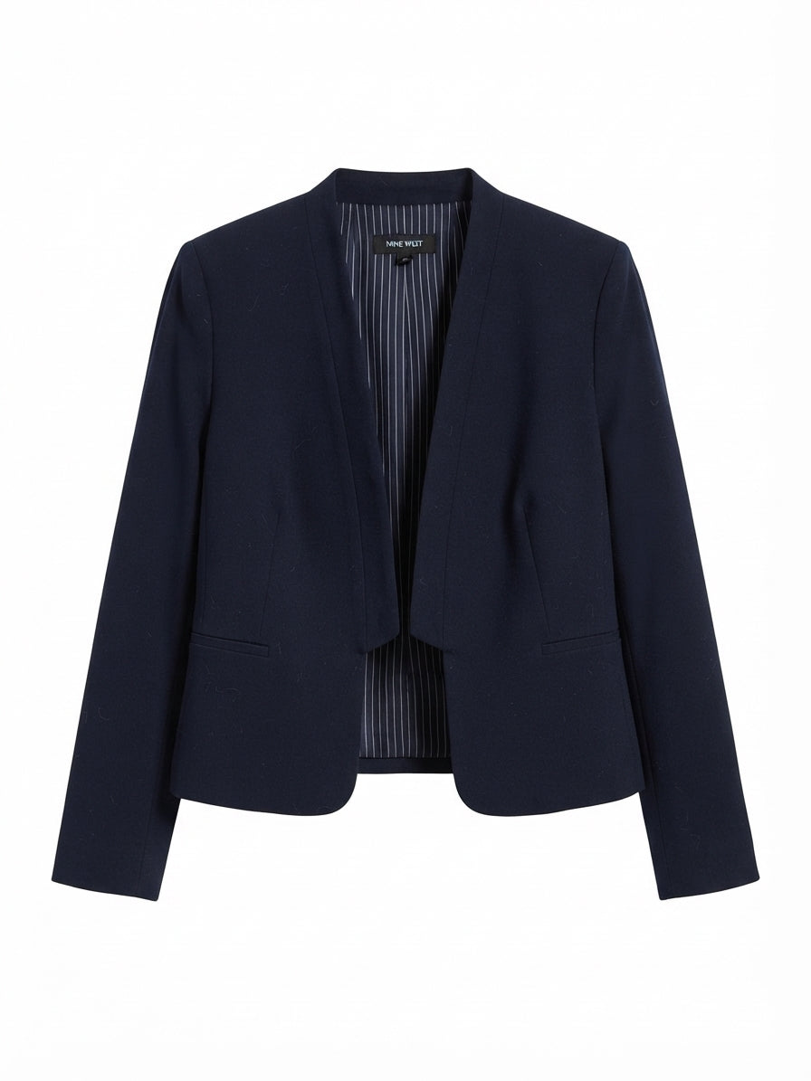 Nine West · Blazer · 10 · Navy