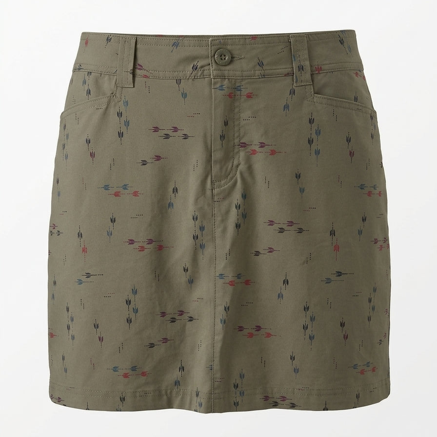 EddieBauer · Active Skorts · 8 · Olive