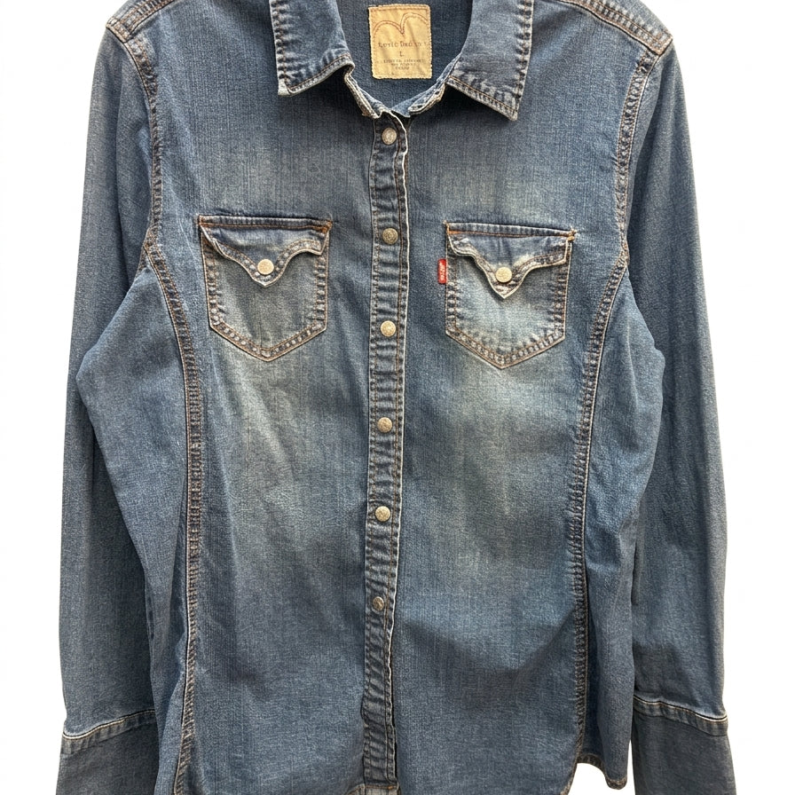 Levis · Shirt · Large · Blue