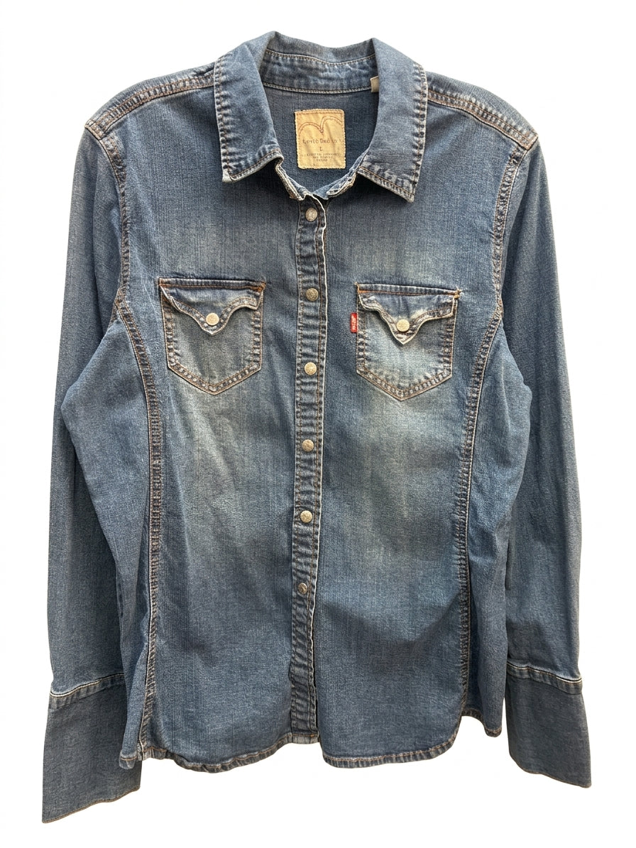 Levis · Shirt · Large · Blue