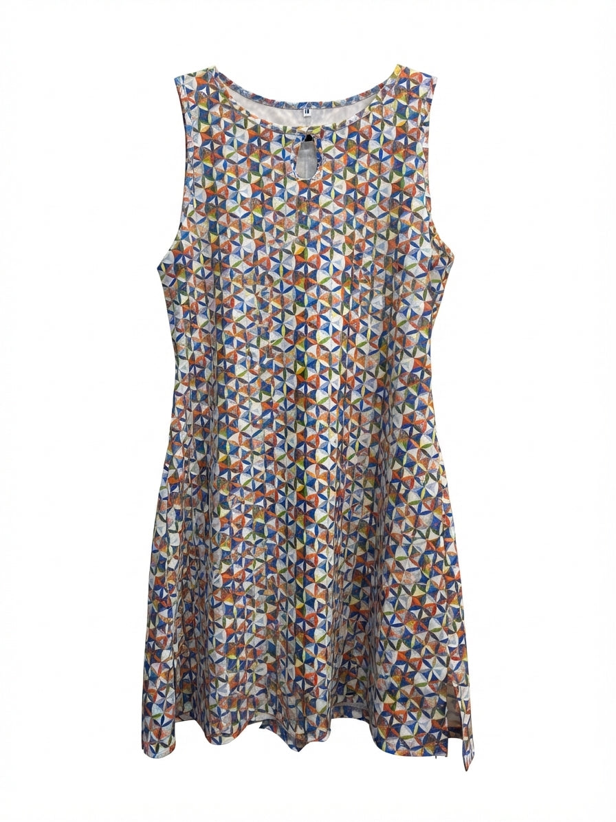 Nuu Muu · Key Hole Dress Calliope (2023) · Medium · BlueOrange