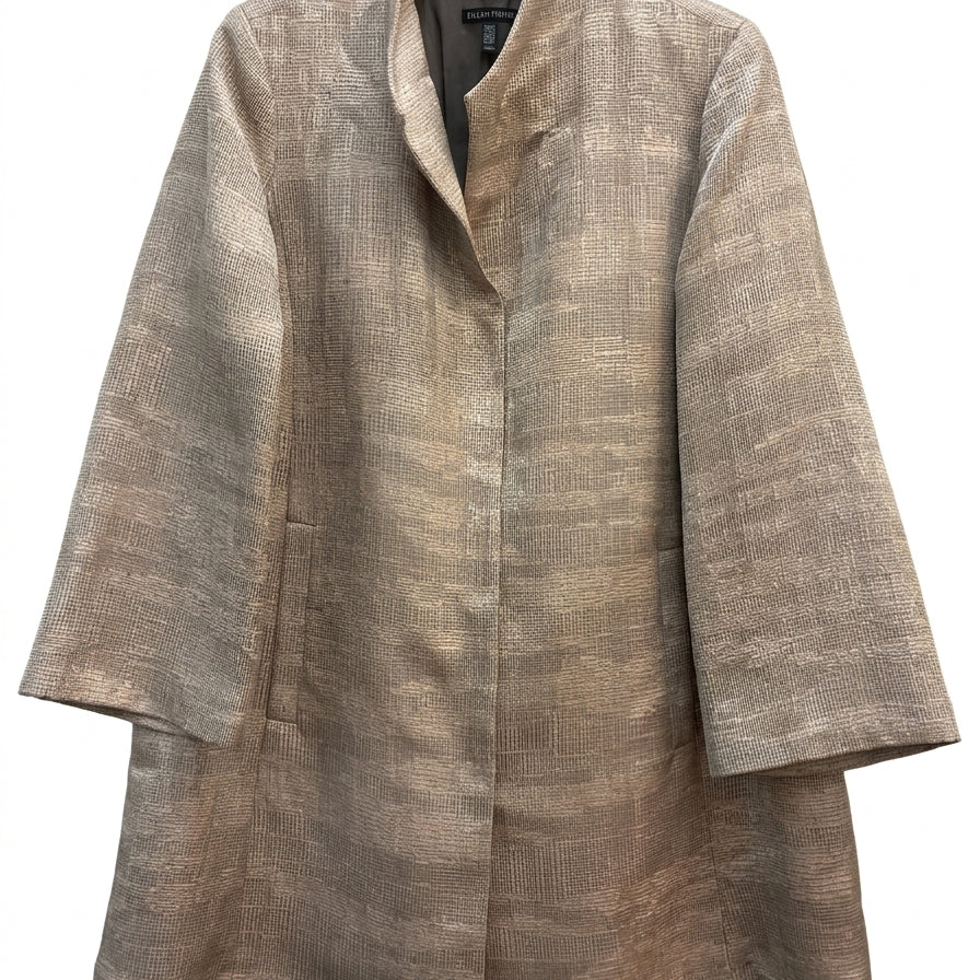 Eileen Fisher · Coat · Medium · BeigeBlush
