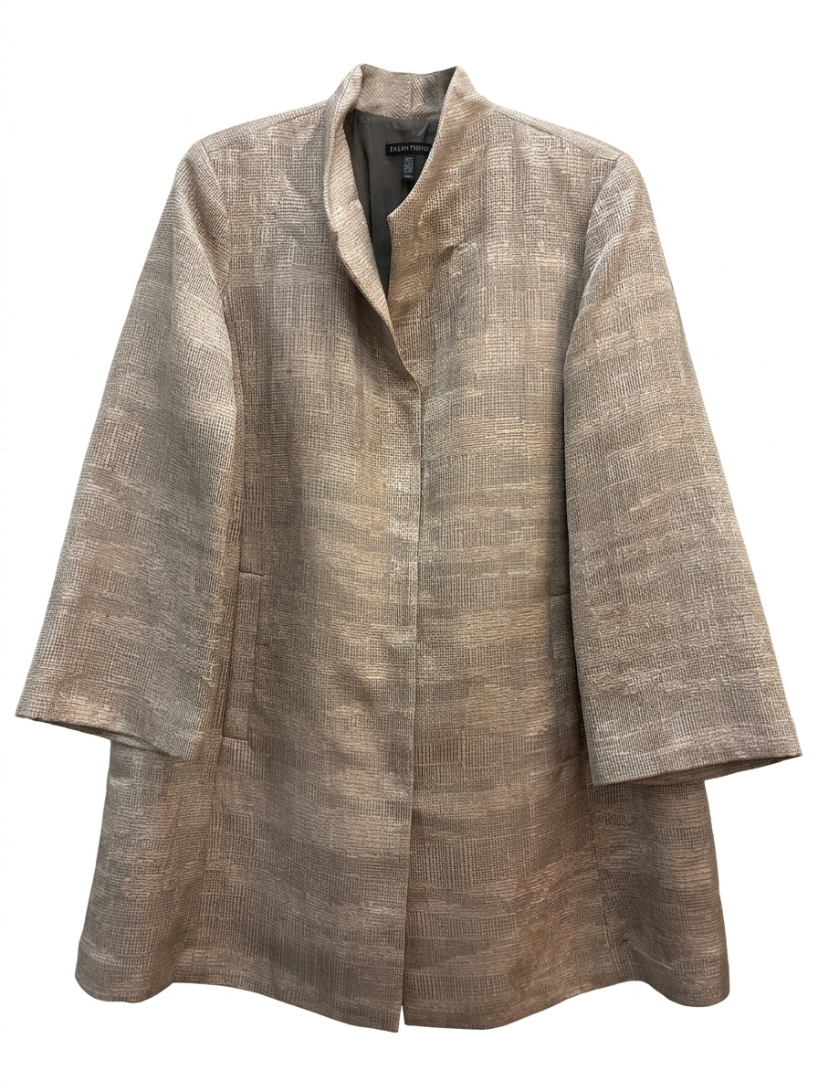 Eileen Fisher · Coat · Medium · BeigeBlush