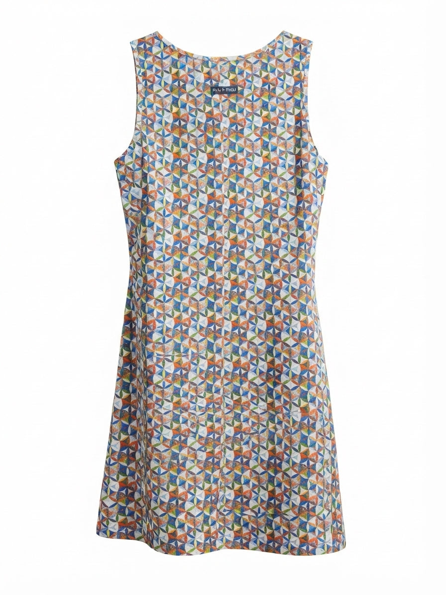 Nuu Muu · Key Hole Dress Calliope (2023) · Medium · BlueOrange