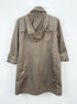Alfani · Hooded, Zip up jacket w/ roll tab sleeve · Small · Taupe