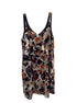 CAbi · #3514 Radiant Burnout Velvet Tank Dress · Medium · Cream Multi Burnout