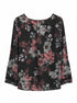 Style&Co · Bell Sleeve Top · 2X · GrayFloral