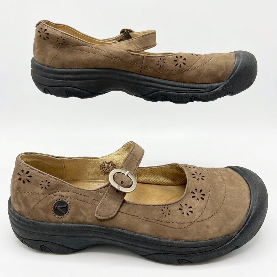 Keen · Mary Janes · 10 · Brown