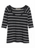MichaelStars · Elbow Length Top · OS · Black/White