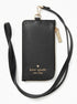 Kate Spade New York · Serafino Leather Card Case Lanyard · Lanyard · Black