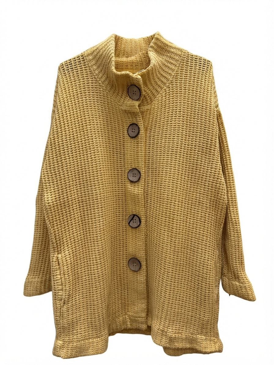 CMC · Button Up Cardigan · XLarge · Maize