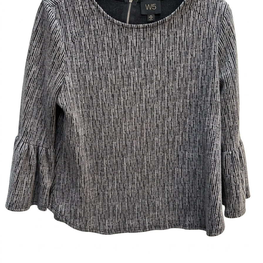 W5 · Bell Sleeve Top · Small · Charcoal