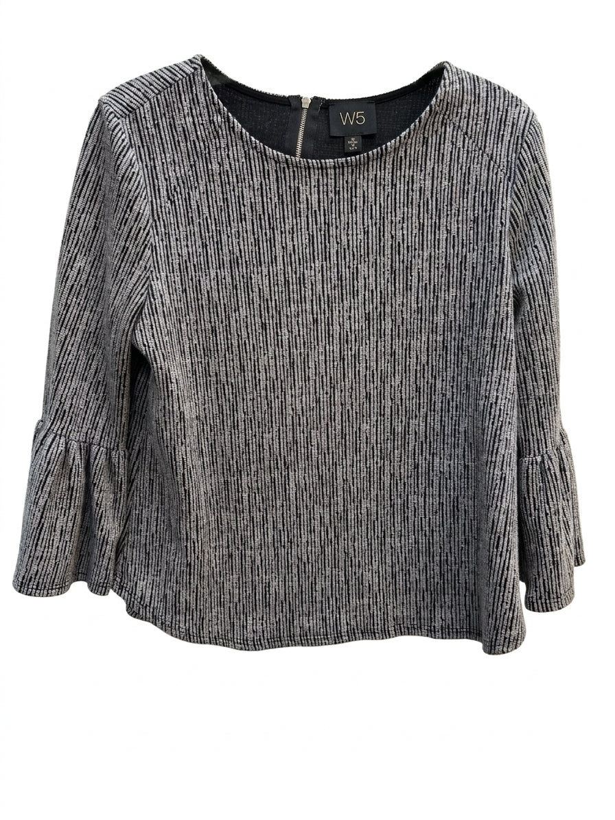 W5 · Bell Sleeve Top · Small · Charcoal