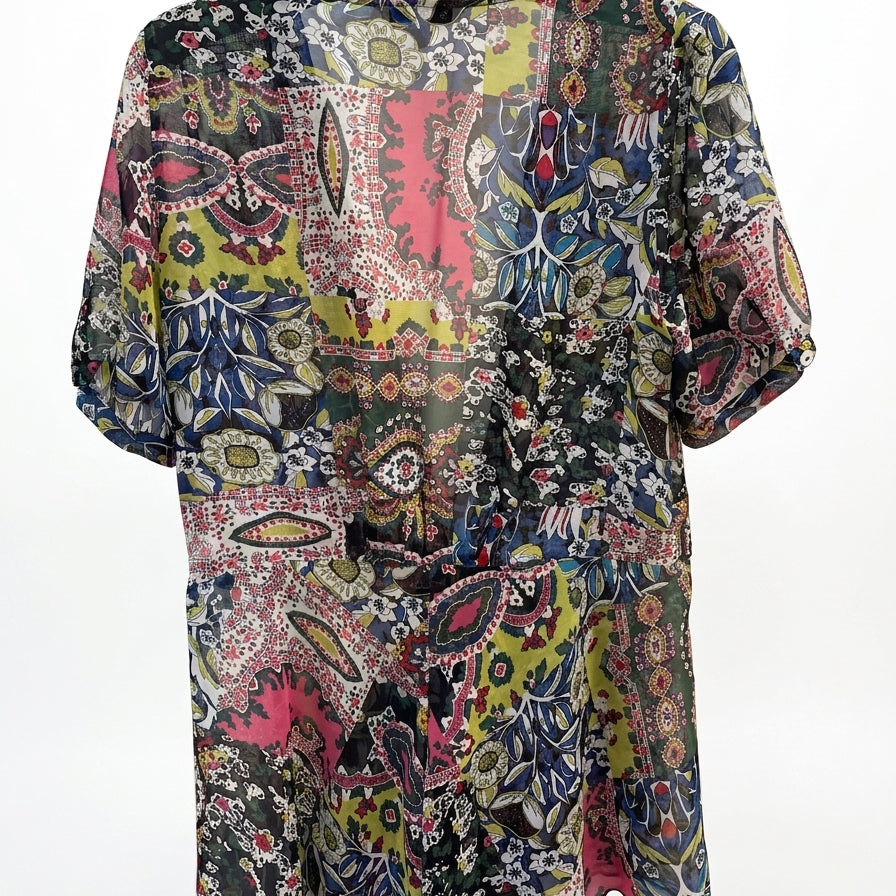 CABi · Beaches of St Tropez BlueMulti Lace Detail · Large · BlueMulti