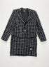 Cartise · 2PC Skirt/Blazer Set · 10 · Black/White