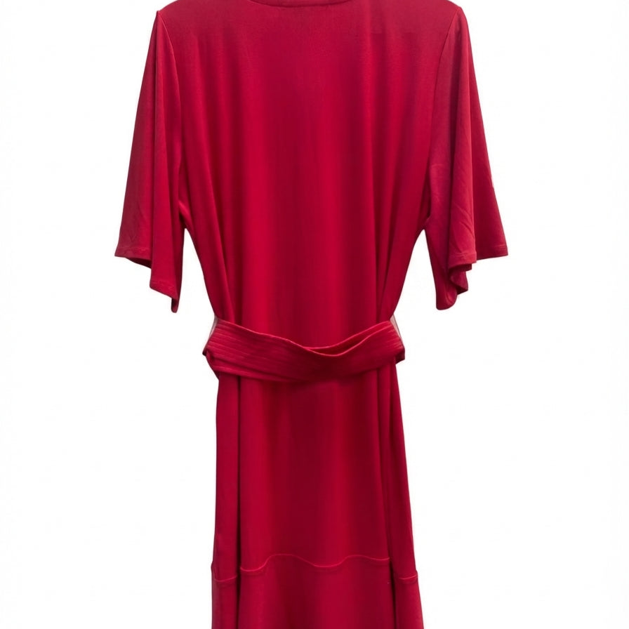 White House Black Market · Belted Dress · Large · Raspberry