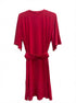 White House Black Market · Belted Dress · Large · Raspberry