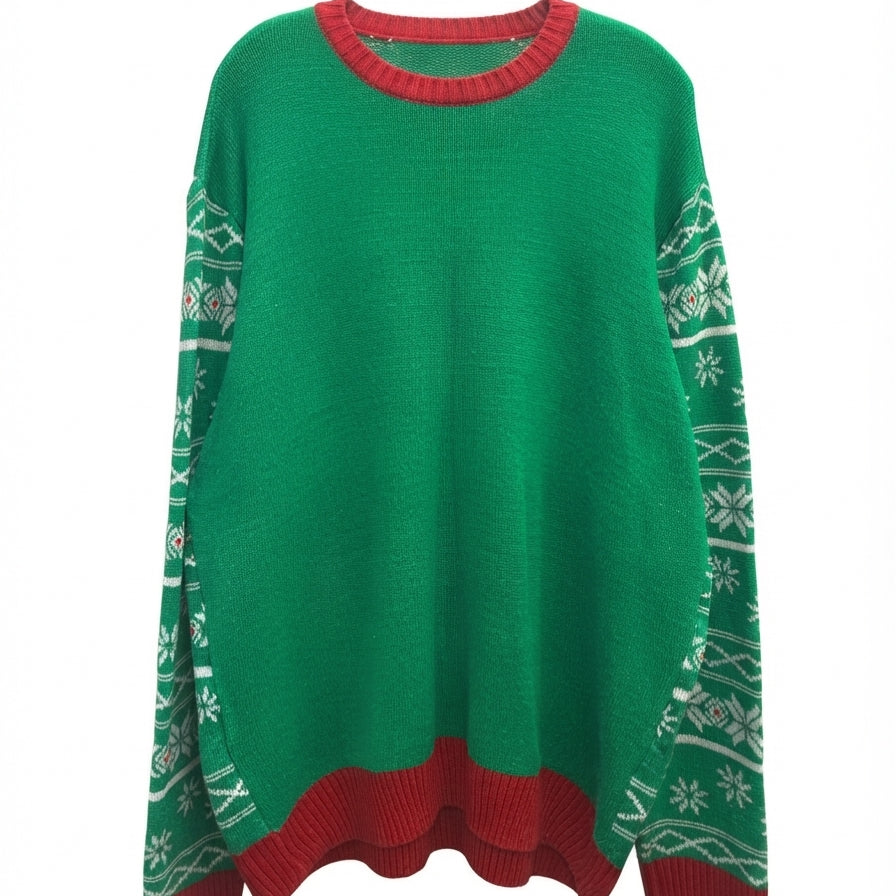 Peanuts · Snoopy Christmas Sweater · 2X · Green