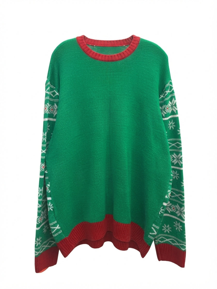 Peanuts · Snoopy Christmas Sweater · 2X · Green
