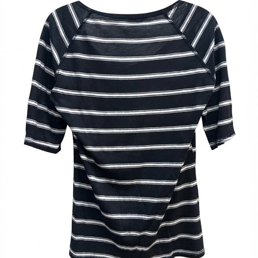 MichaelStars · Elbow Length Top · OS · Black/White