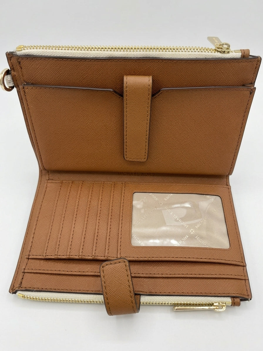 Michael Kors · Jet Set Double Zip · Phone Wallet · Vanilla