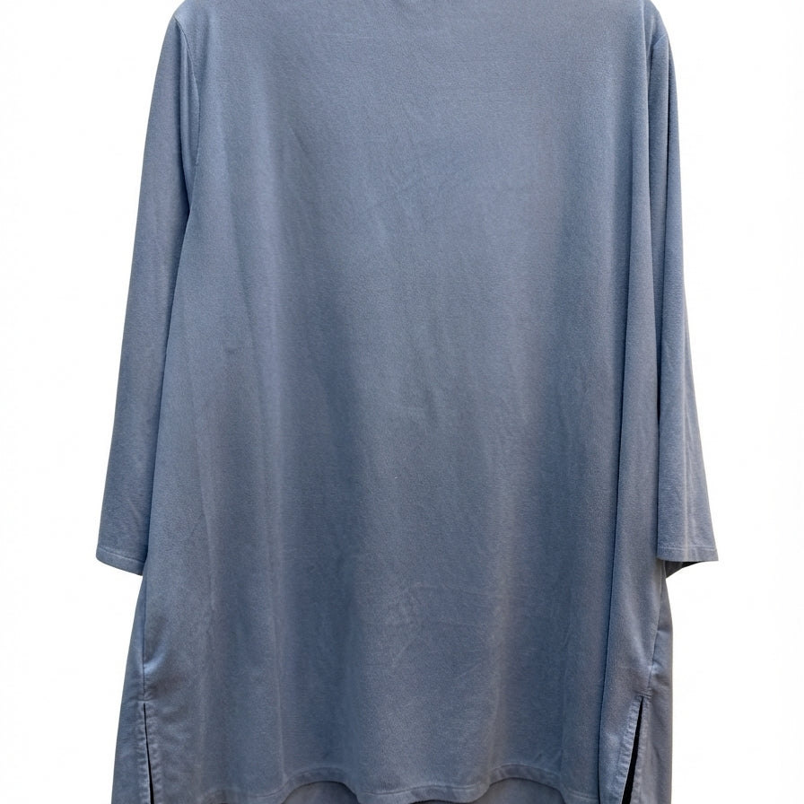 Style&Co · Grommet Lace Up Top · L/XL · Sky