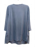 Style&Co · Grommet Lace Up Top · L/XL · Sky