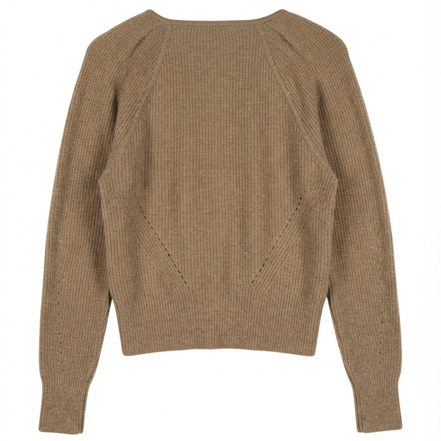 WHBM · V-Neck · Medium · Khaki
