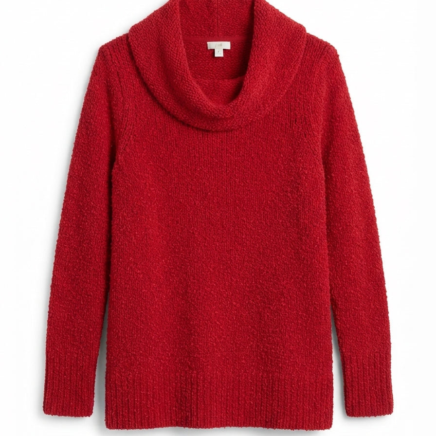 J.Jill · CowDrape · Medium · Red