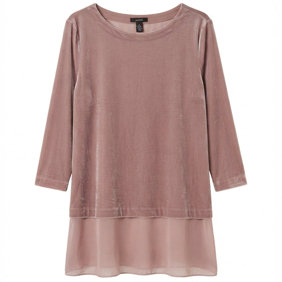 Alfani · Blouse · XLarge · Dusty Rose
