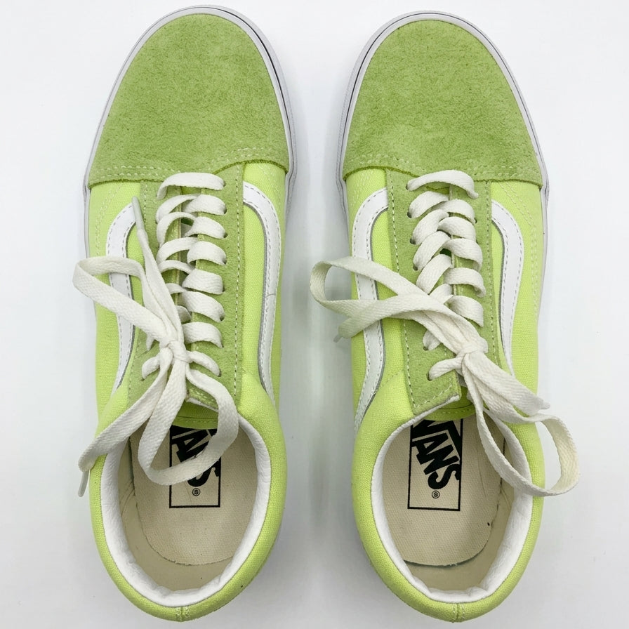 Vans · Canvas Suede Sneakers · 9 · Chartreuse