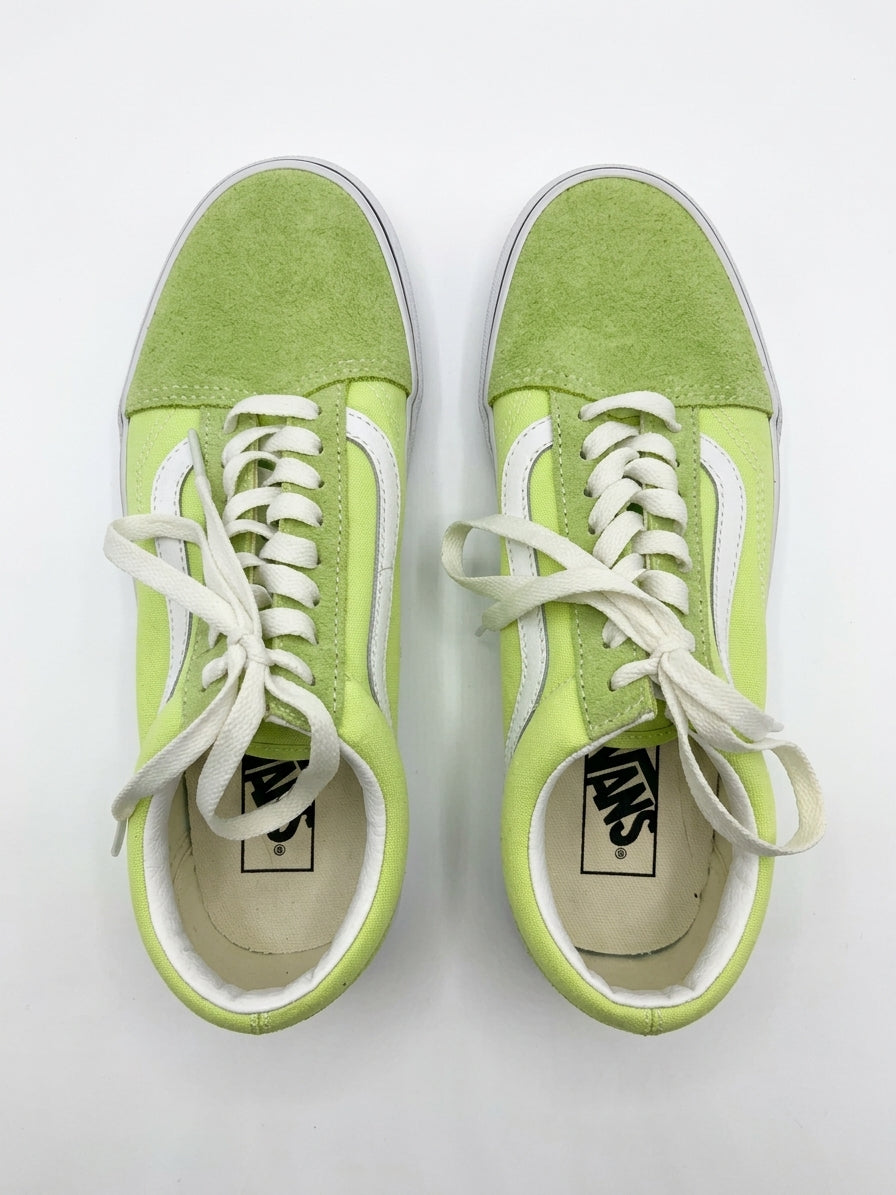 Vans · Canvas Suede Sneakers · 9 · Chartreuse