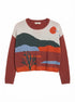 Steve Madden · Cropped Sweater · XLarge · BrownMulti