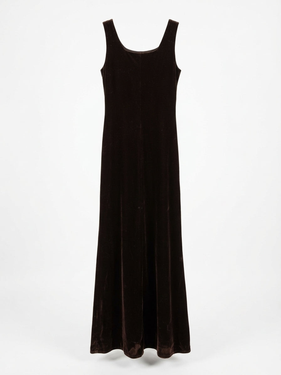 Rhapsody Vintage · Maxi Dress · 6 · Brown