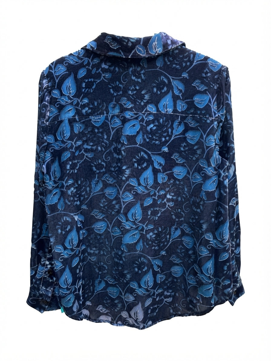 Sundance · Shirt · Navy Blue Floral