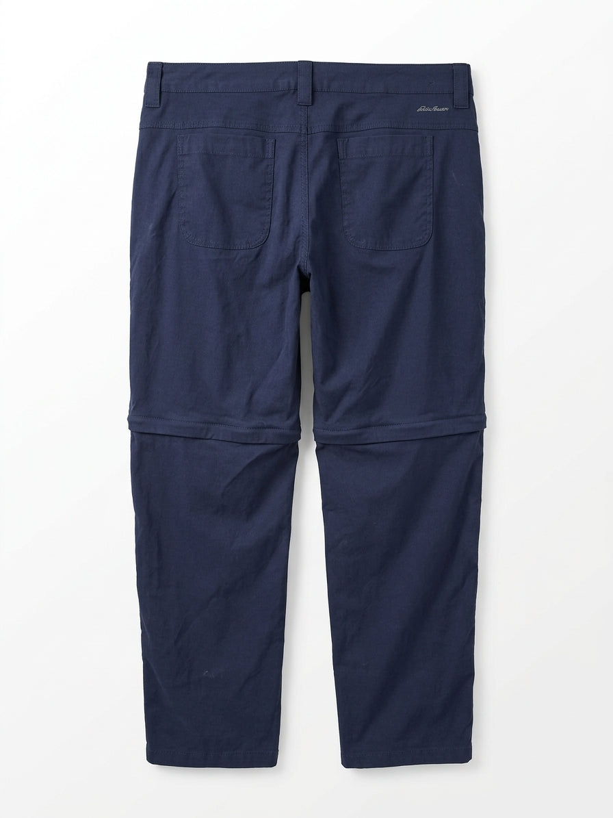 Eddie Bauer · Convertible Zip-Off Pants · 12 · Navy