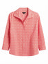 Talbots · Tile Print · MediumPetite · CoralCream