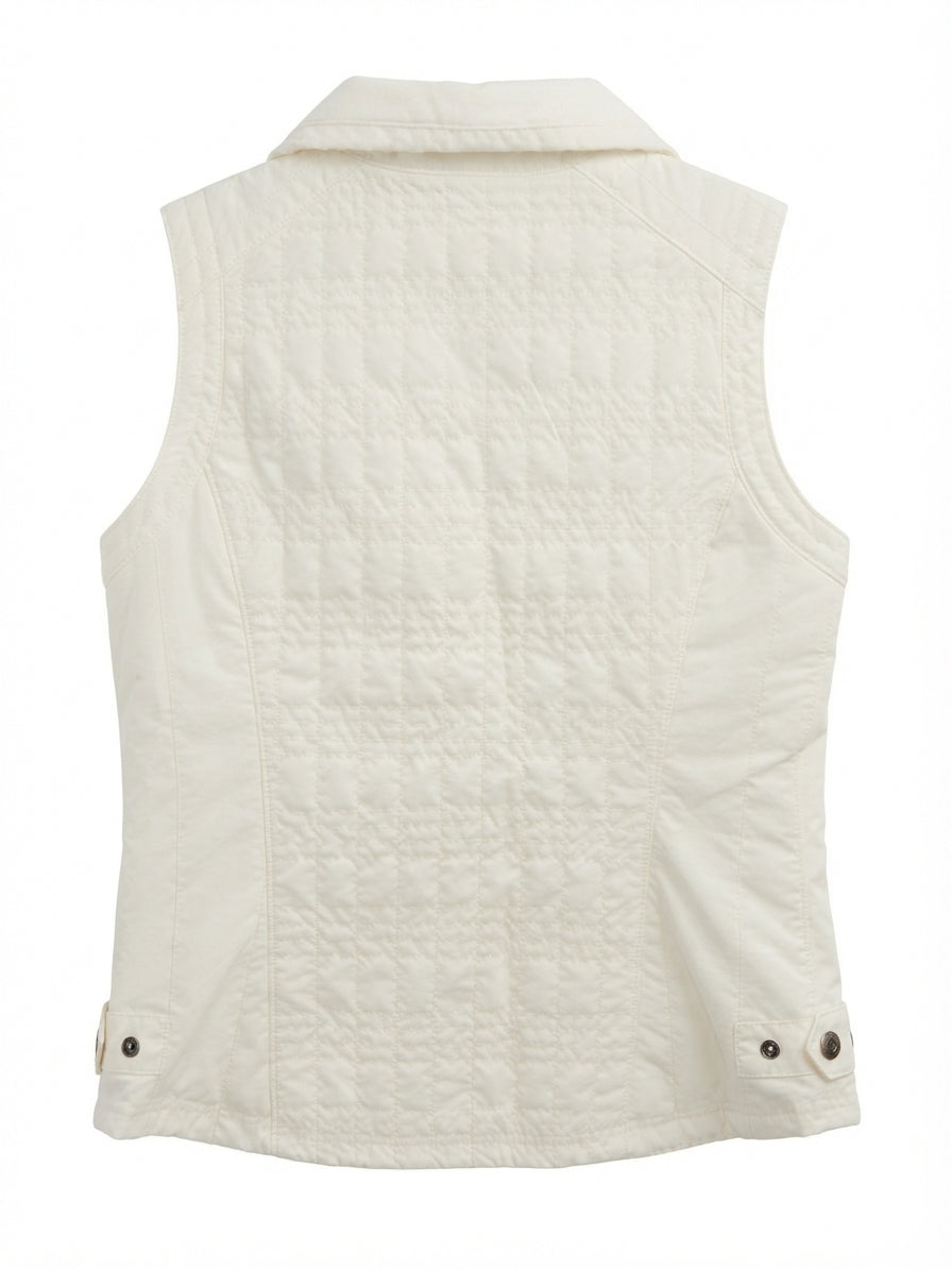 Columbia · Quilted Vest · Medium · Cream