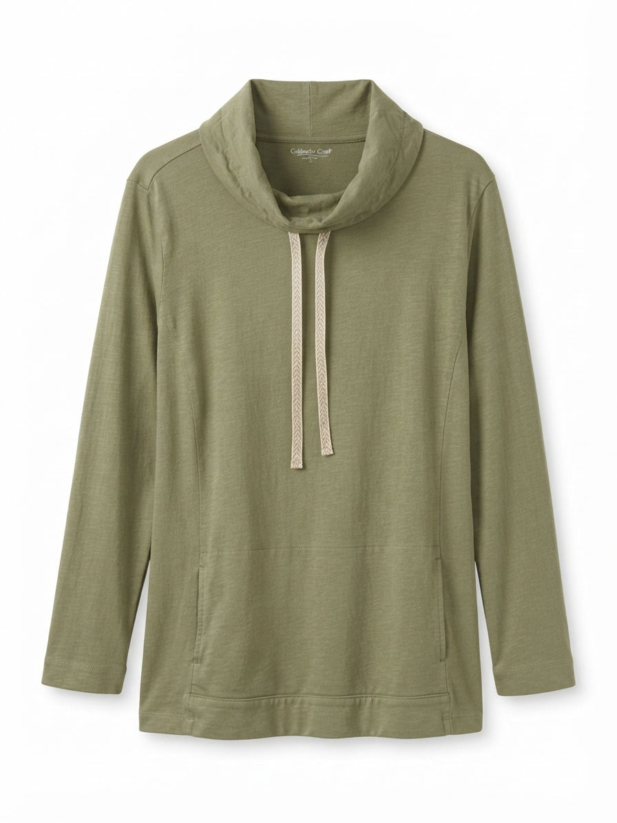 Coldwater Creek · Cowl Neck Top · XLarge · Sage
