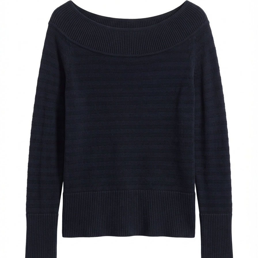 WHBM · Cold Shoulder · Large · BlackGray