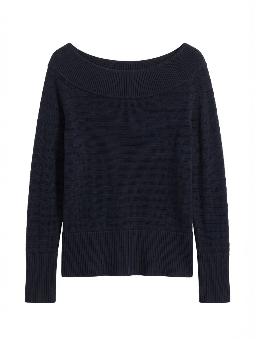 WHBM · Cold Shoulder · Large · BlackGray
