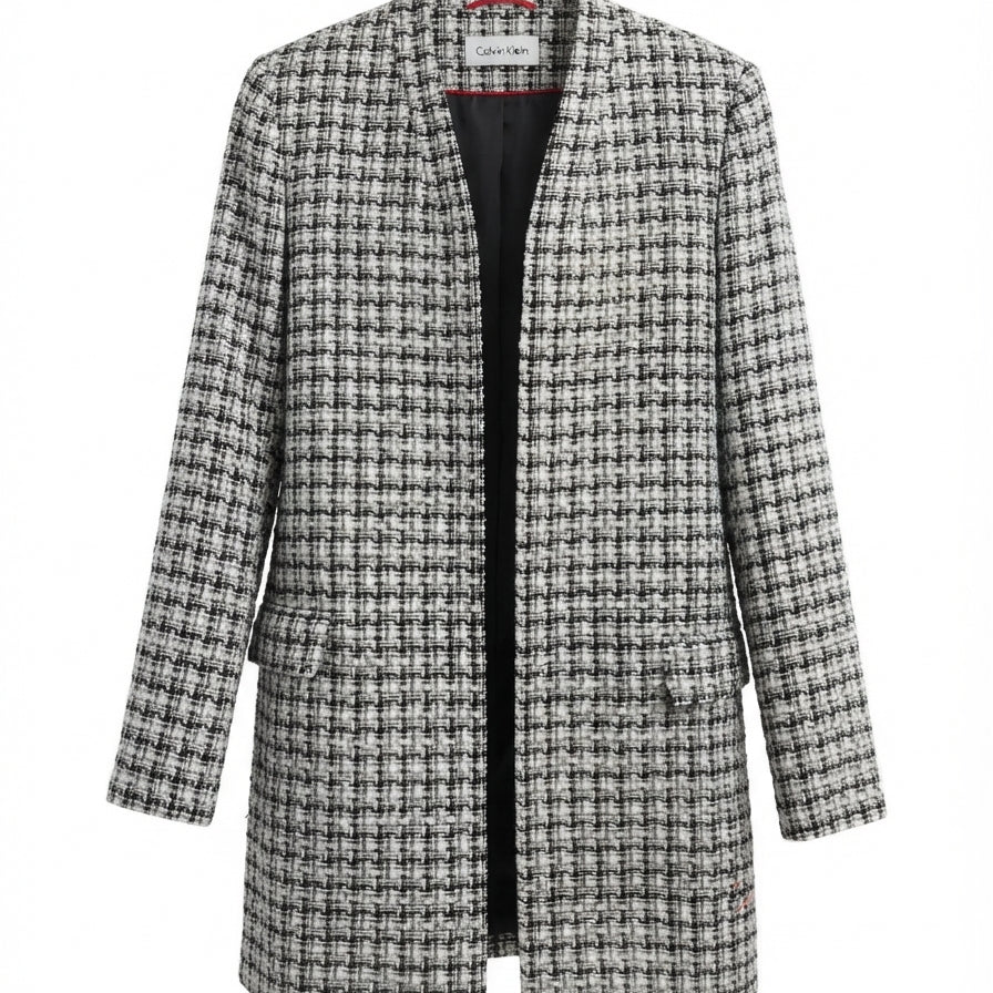 Calvin Klein · Open Jacket · Medium · WhiteBlk