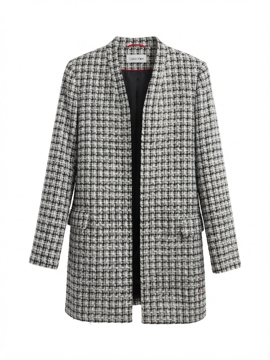 Calvin Klein · Open Jacket · Medium · WhiteBlk