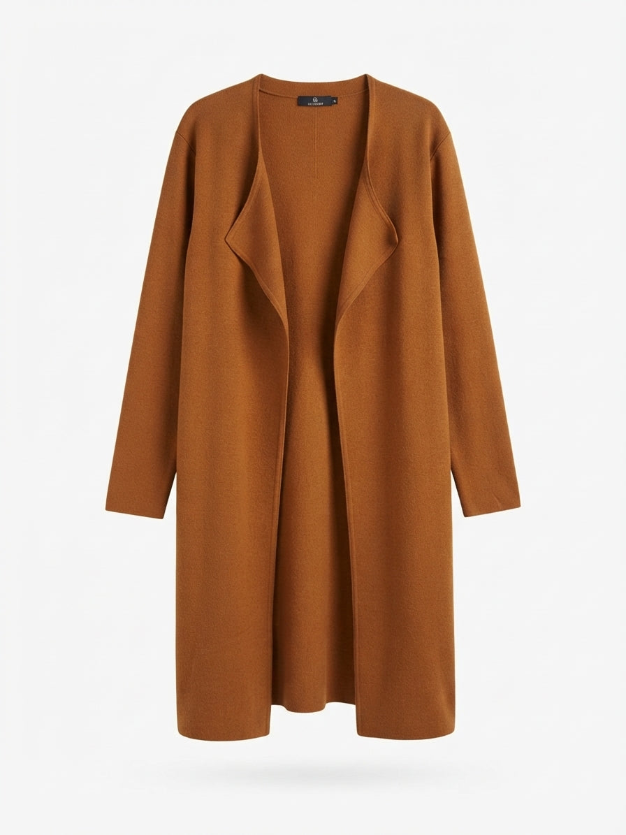 Lillusory · Open Drape Cardigan · XLarge · Caramel