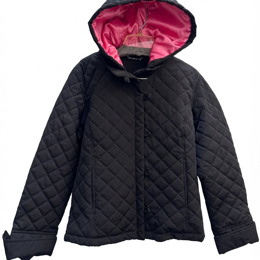 Calvin Klein · Hooded Jacket · Medium · Black/Pink
