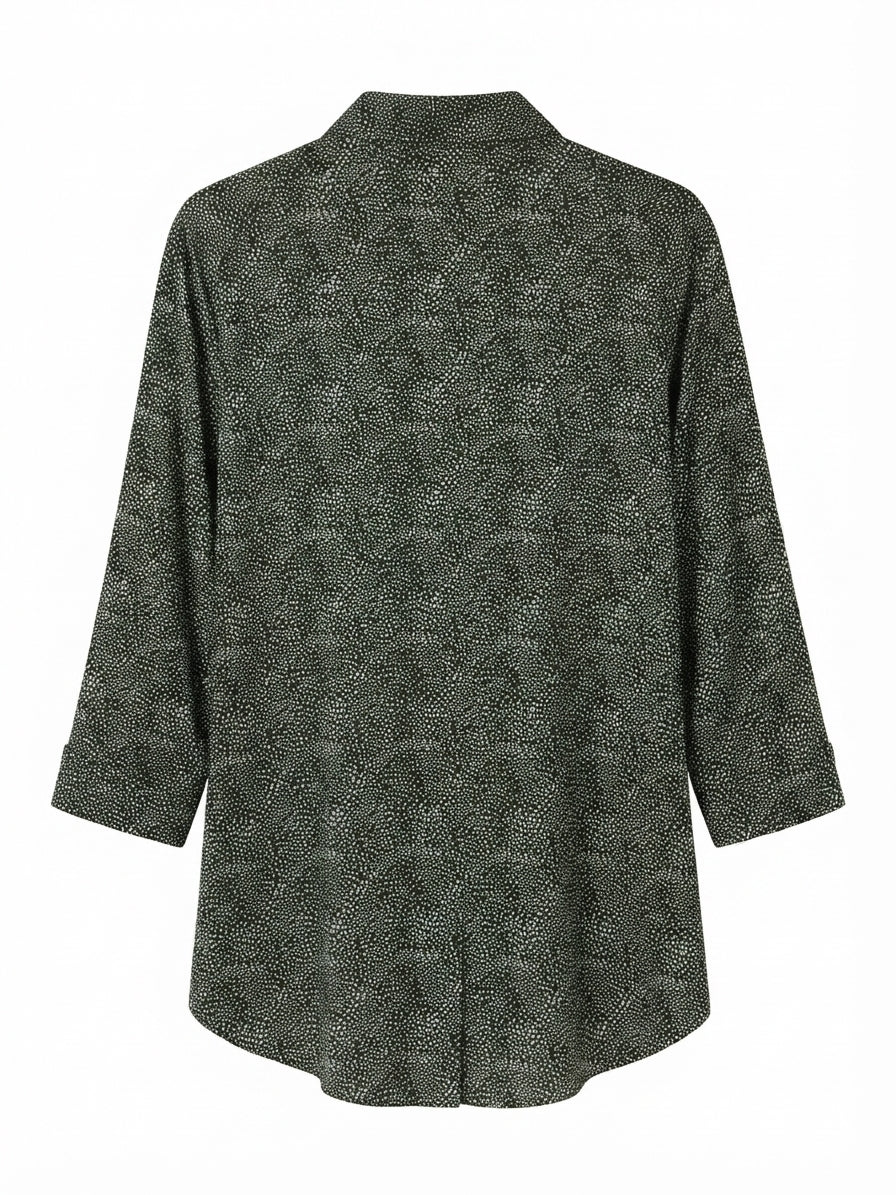 Adrianna Papell · Shirt · 1X · ForestWhite