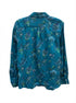 Talbots · Teal Floral Paisley Print · XLarge P