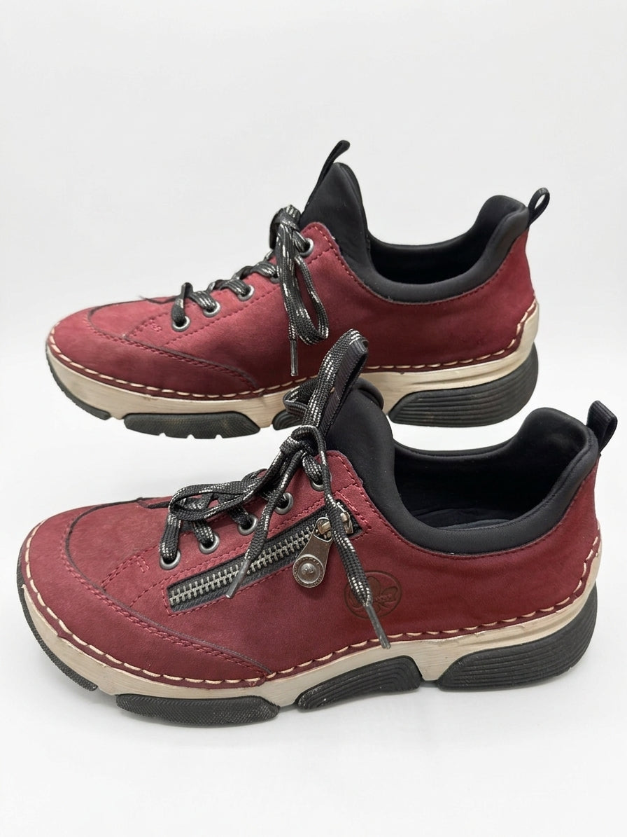 Rieker · Angela slip-on sneakers · 6.5 · Maroon