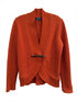 Jones New York · One Button Cardigan · Large · Burnt Orange