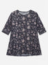PureJill · 3/4 Sleeve Cotton/Tencel Tunic Top · XLarge · GrayPink